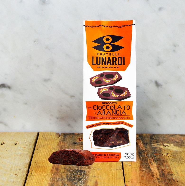 Chocolate and Orange biscuits Fratelli Lunardi