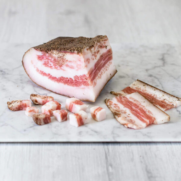 aged guanciale colonnata stagionato cured meat