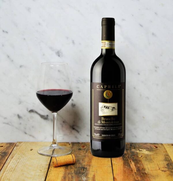 brunello montalcino caprili red wine