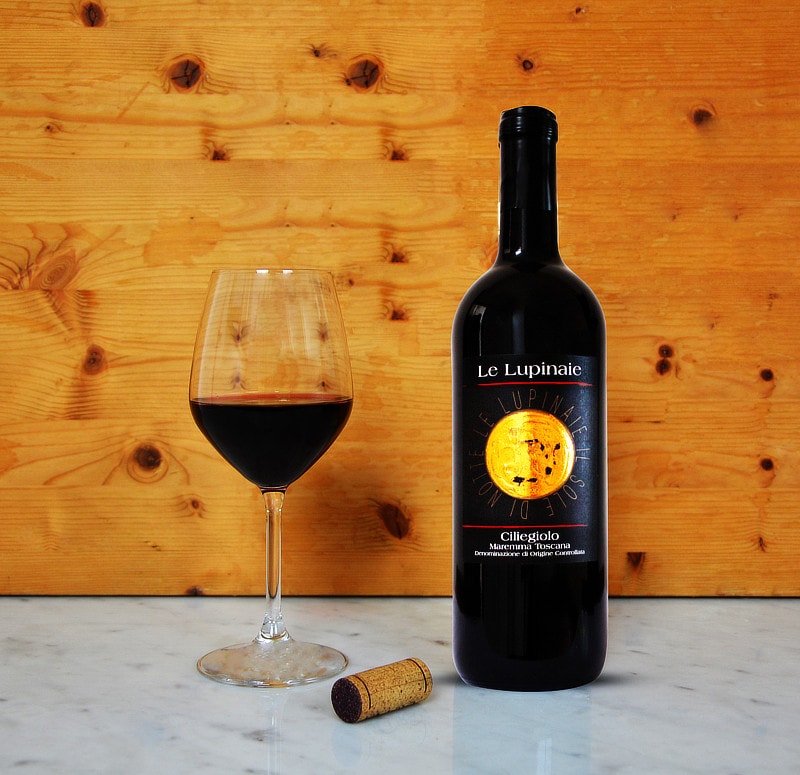 ciliegiolo bio lupinaie red wine