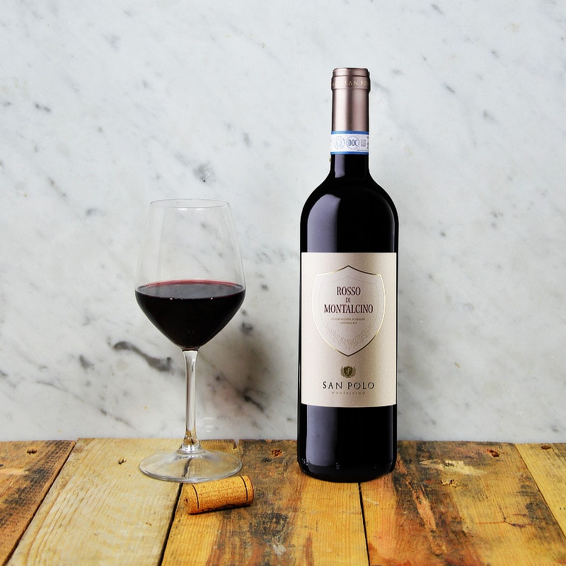 rosso montalcino san polo red wine